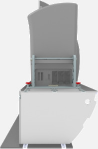 Hillaero TRANSMEDIC FAA certified mountable bracket for Air Ambulance Airmed Helicopter or Fixed Wing Aircraft WITH UNITS SIDE